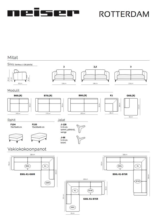 Rotterdam moduulisohva